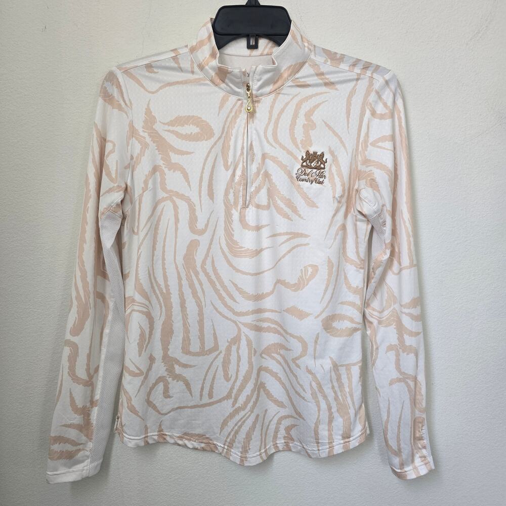 SanSoleil 1/4 Zip Pullover UPF50 Performance Longsleeve Pickleball Golf Tennis‎